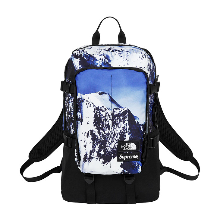 supreme the north face mountain expedition backpack blue/white