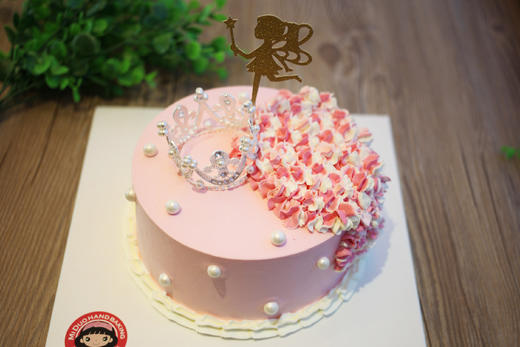 场景主题蛋糕系列｜皇冠少女，如图款式，新鲜水果，动物性淡奶油~ 商品图0