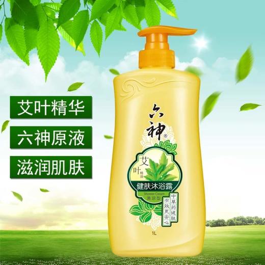 六神艾叶健肤沐浴露(清凉型)1L 商品图0