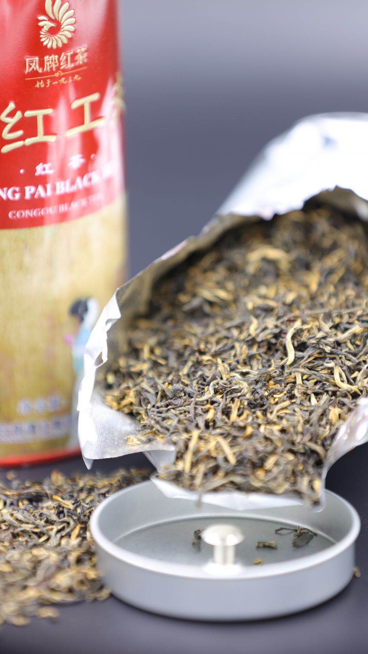 凤牌茶叶 礼盒红茶 云南滇红工夫红茶150g罐装 夜宴图系列