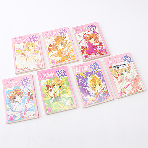 漫画书库洛魔法使魔卡百变少女小樱CLAMP（1-7册）A30