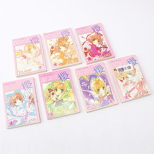 漫画书库洛魔法使魔卡百变少女小樱CLAMP（1-7册）A30 商品图0