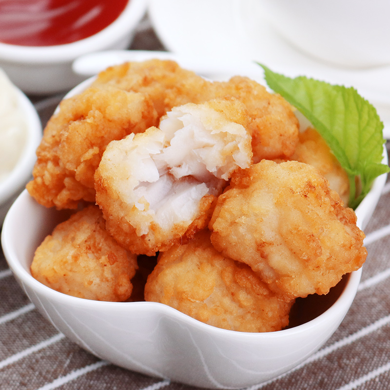 新品 纳佰味 吮指鱼块 960g/包 鸡米花 意淇下午茶同款