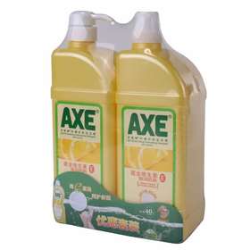 斧头柠檬芦荟洗洁精优惠装1.3kg*2