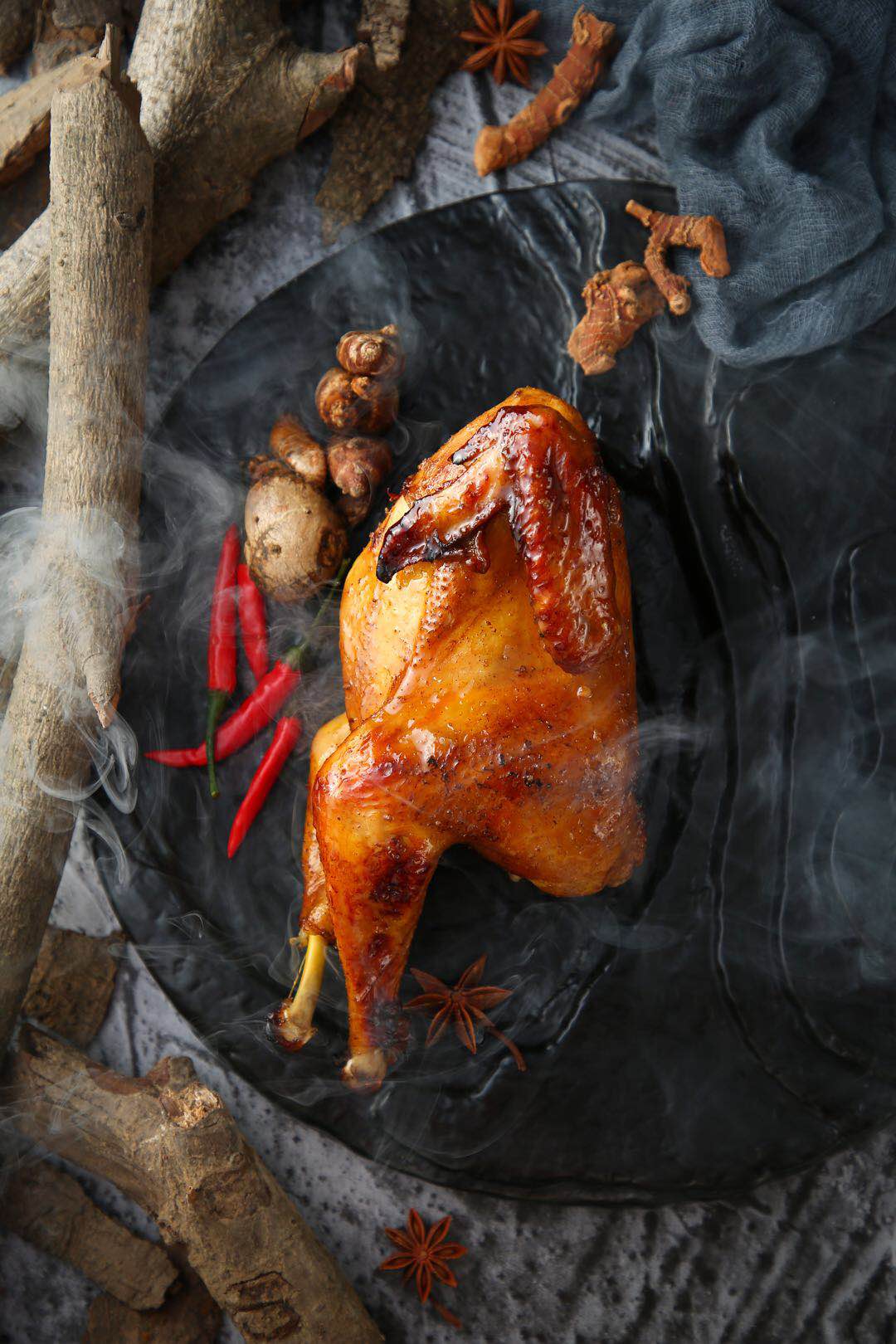 鲜辣土窑鸡(现烤现卖)