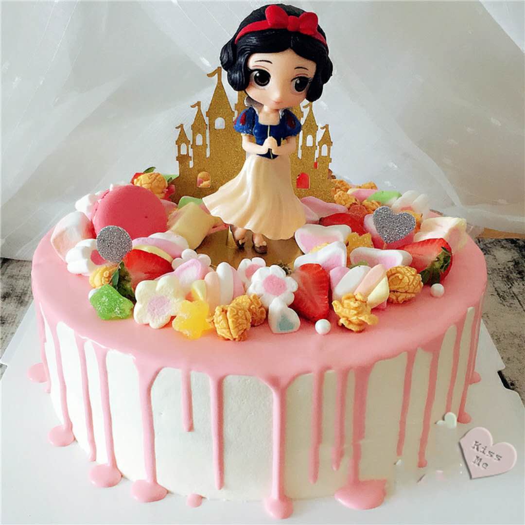 【白雪公主】迪士尼梦幻卡通奶油生日蛋糕