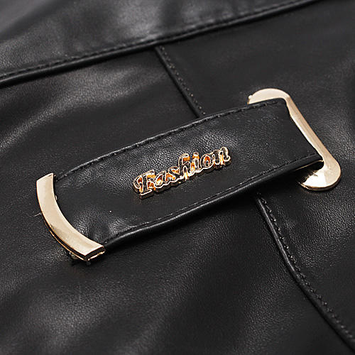 37码女士黑色粗高跟冬季加绒保暖长靴过膝靴C33 商品图4