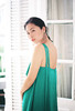 AtelierMissLu / Aviva 绿色飘带吊带裙 商品缩略图3