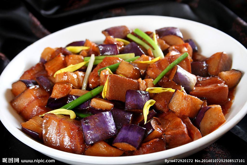 (友家快餐)7/10午餐:茄子烧肉套餐