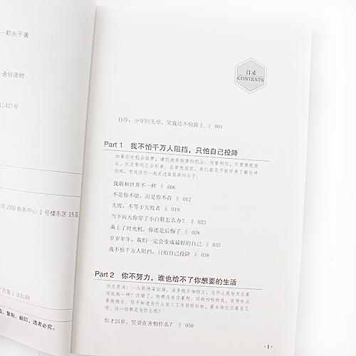 你不努力谁也给不了你想要的生活 青春文学小说励志书籍畅销书心灵鸡汤A30 商品图3