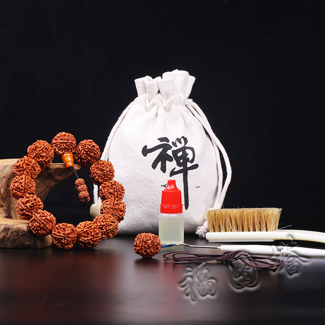 【天然大金刚菩提文玩手链】佛语禅心/手工打造/盘玩必备
