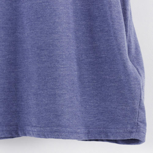 2XL码蓝色男士字母宽松短袖T恤E12 商品图3