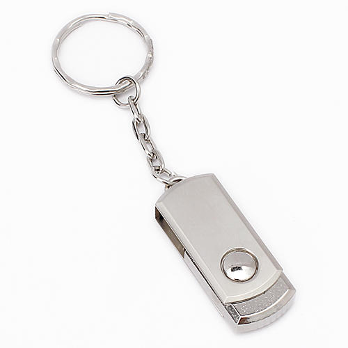 16G U盘车载USB2.0不锈钢金属优盘D7 商品图1