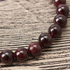 石榴石手链女首饰品水晶单圈佛珠手串礼物A23 商品缩略图1