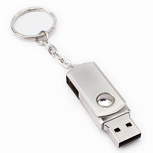 16G U盘车载USB2.0不锈钢金属优盘D7