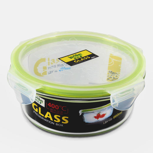 乐亿多玻璃保鲜盒LBY102 660ML 商品图1