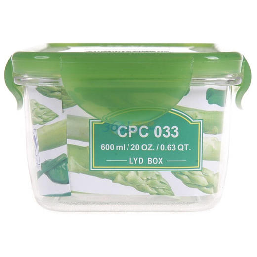乐亿多PC长方形600ml保鲜盒CPC033 商品图1