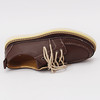 41码男士棕色拼皮系带低帮真皮休闲男单鞋F13 商品缩略图2