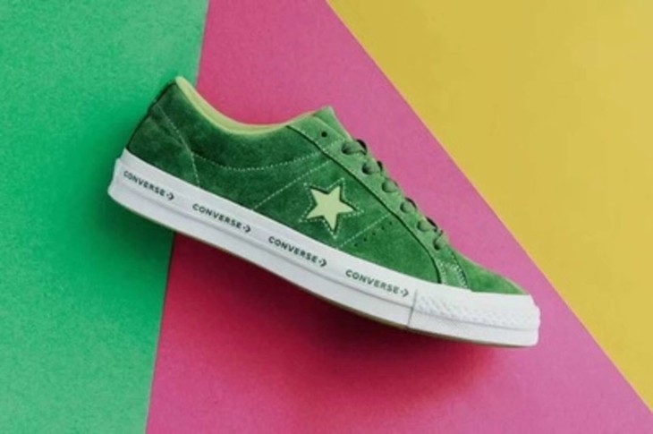 converse one star夏日缤纷色系列之草绿色