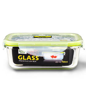 乐亿多玻璃保鲜盒700ml