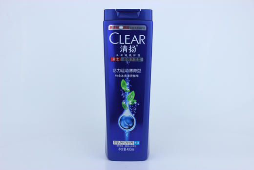 清扬男士去屑洗发露活力运动薄荷型400ml 商品图0
