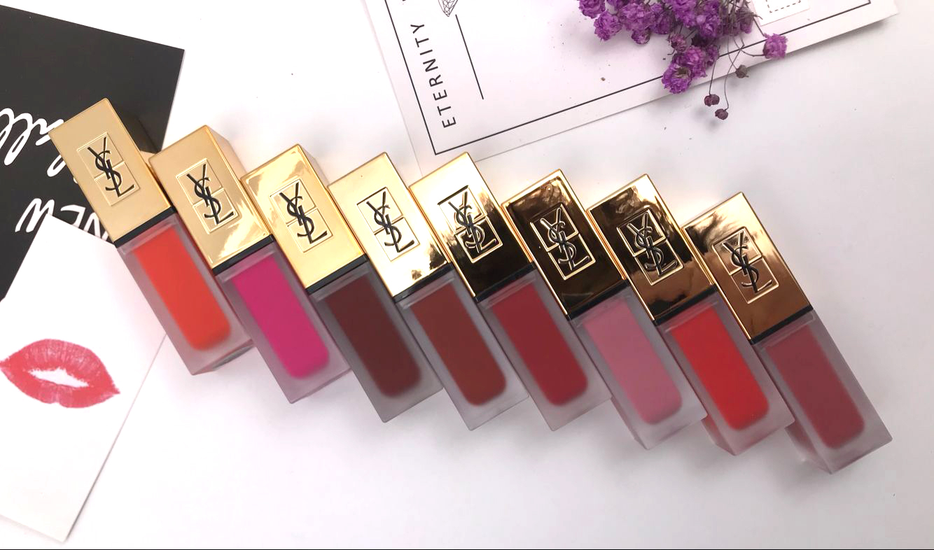 ysl圣罗兰 17年秋季新品雾面丝绒哑光唇釉 多色选