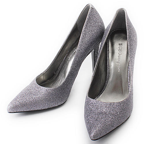BCBGENERATION银灰色尖头高跟OL时装礼服高跟鞋C10 商品图0
