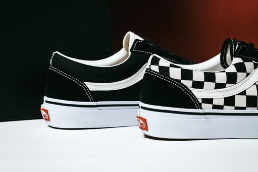 vans x billys合作款日版阴阳鞋style36 黑白阴阳鞋