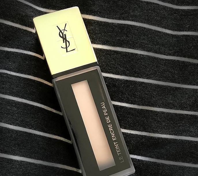 ysl圣罗兰方管羽毛墨水粉底液 哑光遮瑕持久雾面25ml