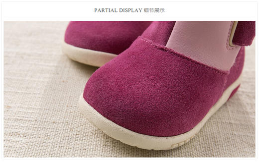 davebella戴维贝拉23码女童冬季保暖雪地靴DB4304 C9 商品图5