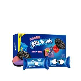 奥利奥蓝莓味+树莓味夹心饼干194g