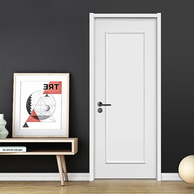 简约现代白色木门实木门卧室门套装门房门室内门卧室门平开门