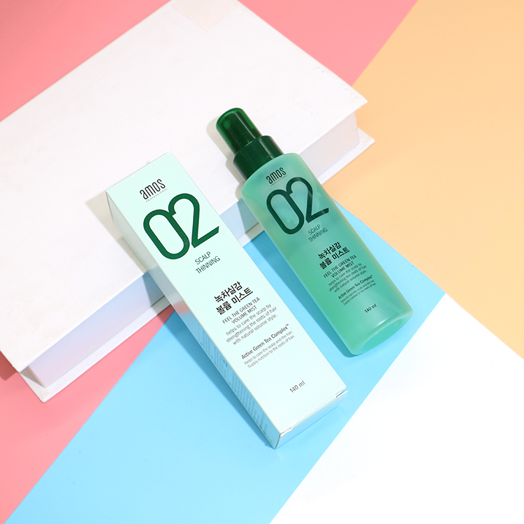 韩国爱茉莉amos蓬松绿茶发根膨松剂 头发丰盈蓬松喷雾