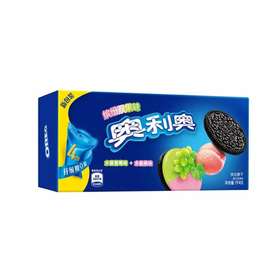 奥利奥水晶葡萄味+水蜜桃味夹心饼干194g