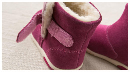 davebella戴维贝拉23码女童冬季保暖雪地靴DB4304 C9 商品图6