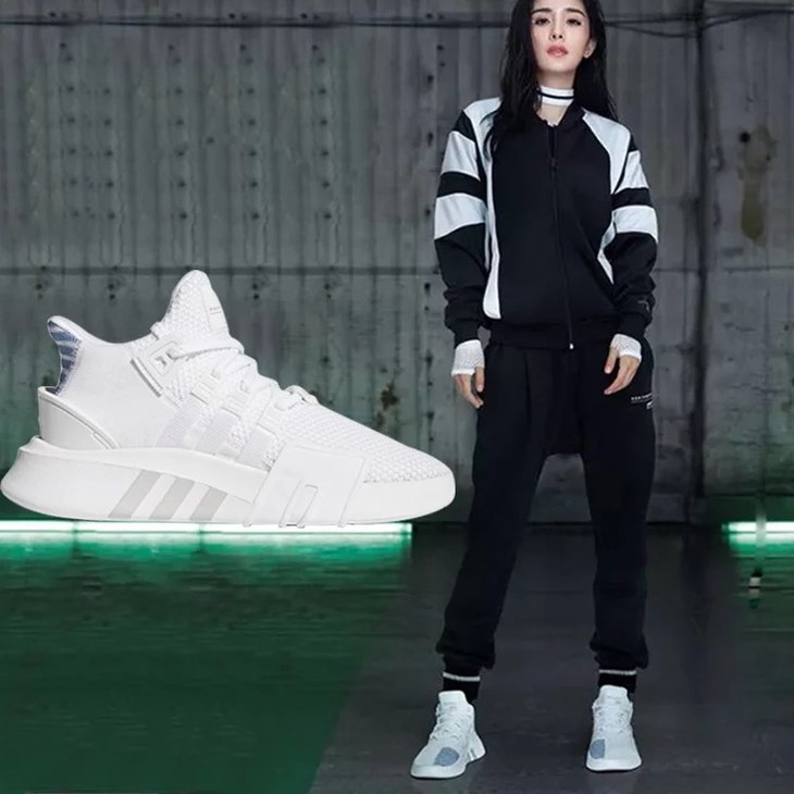 阿迪三叶草eqt bask adv杨幂同款情侣运动休闲跑步鞋 四色