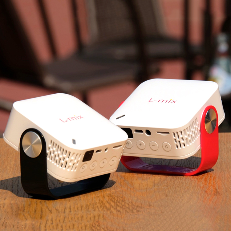 l-mix乐曼掌上投影仪 | 拳头大小,画质清晰,可投射3米巨幕