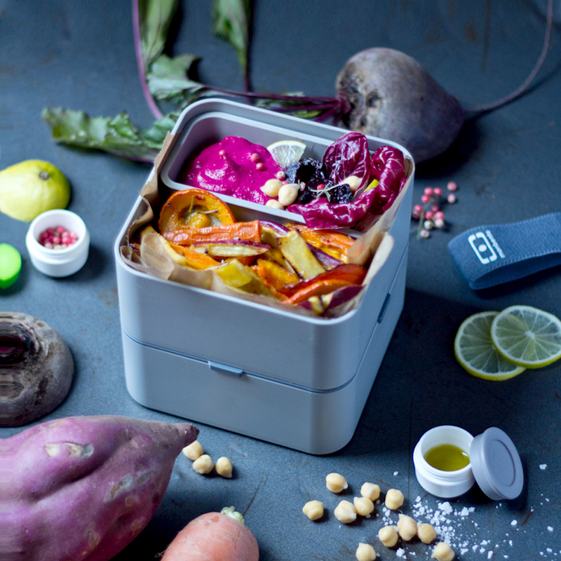 monbento 法国方形便当盒 日式饭盒学生女餐盒塑料微波炉带盖多层分隔