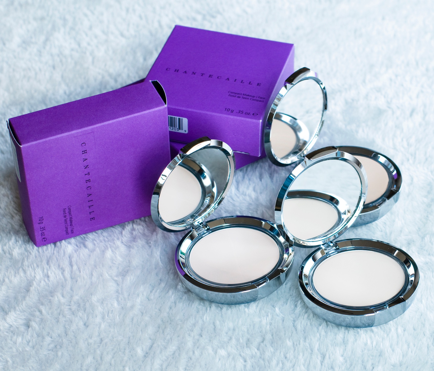 Chantecaille\/香缇卡Compact Makeup控油不卡粉干湿两用清透粉饼10g小S\/Arora推荐