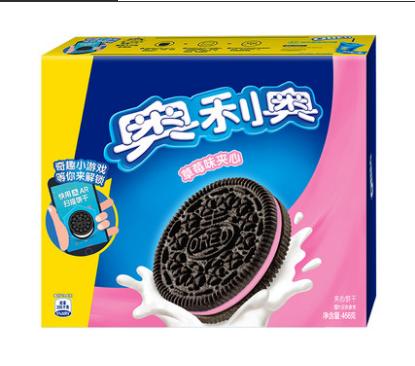 奥利奥夹心草莓味家庭装466g 商品图0