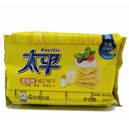 太平奶盐饼干100g 商品图0
