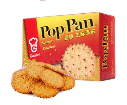 嘉顿芝麻薄饼干225g 商品图0