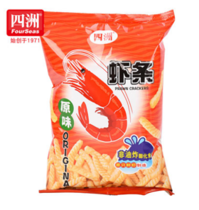四洲原味虾条110g