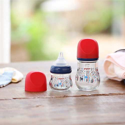 日本贝亲新款限量版限定宽口径玻璃贝亲奶瓶