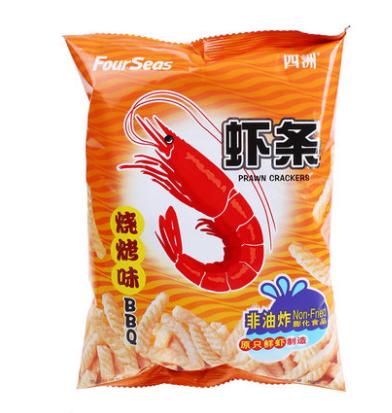 四洲烧烤味虾条80g 商品图0