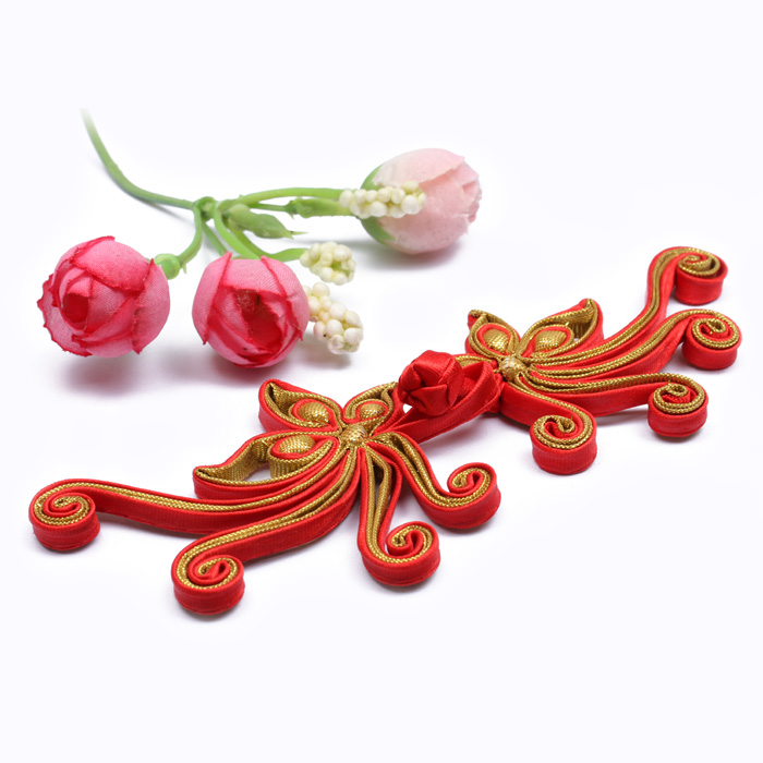 旗袍扣子盘扣贵族新娘中式礼服手工编织民族风上衣唐装纽扣双凤尾