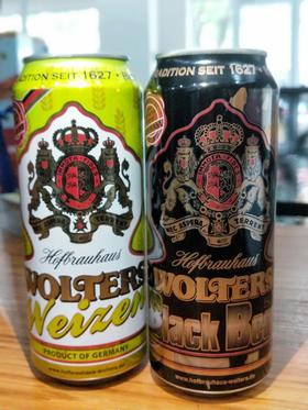 【德国原装进口】沃勒皇家小麦白啤酒黑啤500ml*24听整箱