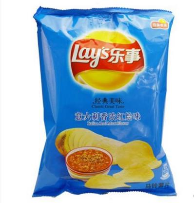 乐事意大利香浓红烩味薯片40克 商品图0