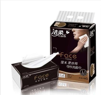 洁柔可湿水古龙水香纸面巾L码150抽（3包装） 商品图0