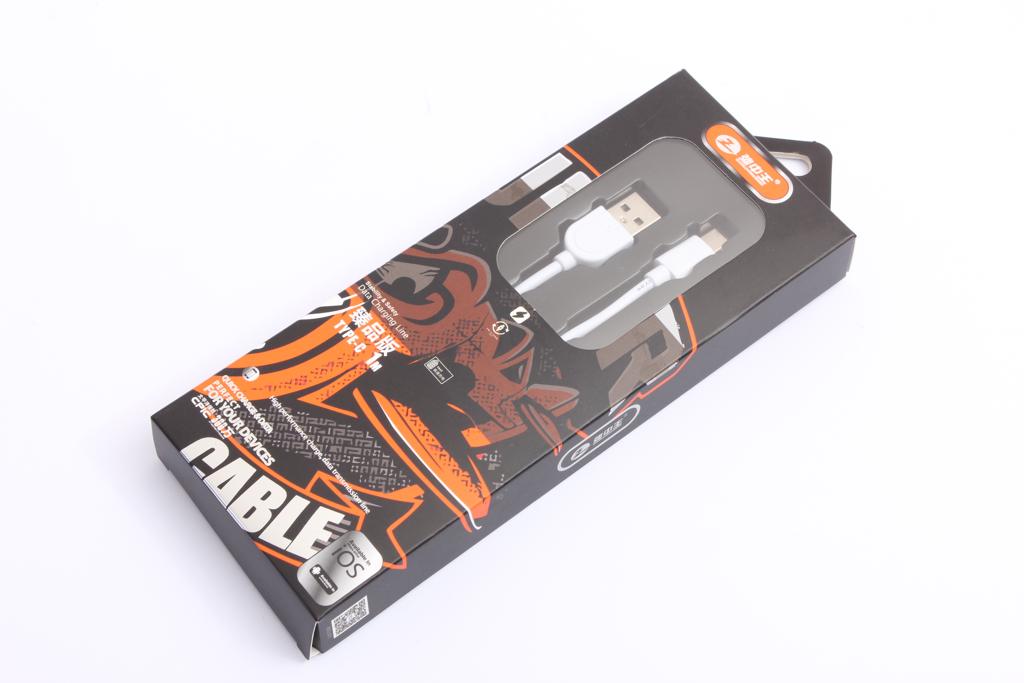 type-c数据线 华为 小米 最新 平头 数据线 充电线 单线